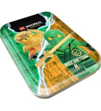 Lego Ninjago Serie 9 Dragons Rising Trading Cards - Mini-Tin A (grün/orange)
