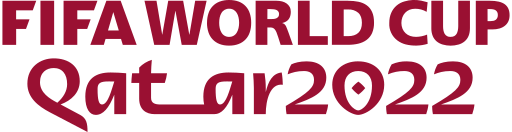 Logo der Fußball-Weltmeisterschaft 2022 in Katar