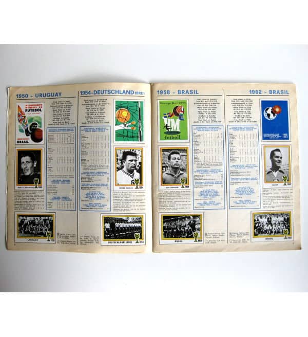 Panini Album Argentina 78 komplett - Weltmeister 1950-1962