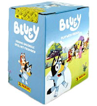 Panini Bluey - Play with Friends Sticker - Display mit 36 Tüten