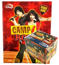 Panini Disney Camp Rock Sticker - Album + Display mit 50 Tüten