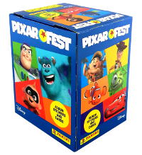Panini Pixar Fest Sticker + Cards - Display mit 36 Tüten