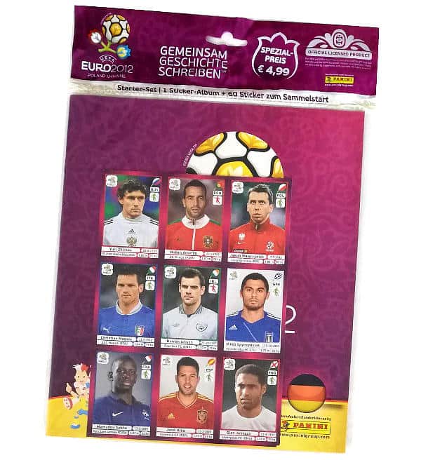 Panini Euro 2012 Sticker Starter-Set