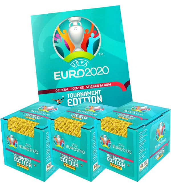 Panini EURO 2020 Tournament Edition International - Album + 3 Displays