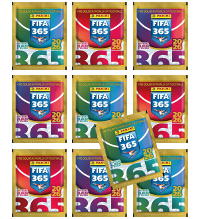 Panini FIFA 365 2026 Sticker - 10 Tüten
