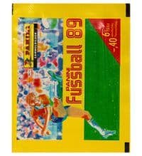 Panini Fußball 89 Tüte - original mit 6 Stickern