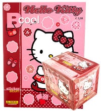 Panini Hello Kitty Bcool Sticker - Album + Display mit 50 Tüten
