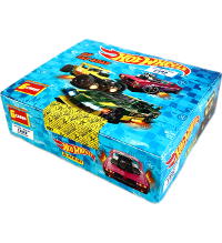 Panini Hot Wheels On The Road Trading Cards - Display mit 24 Boostern