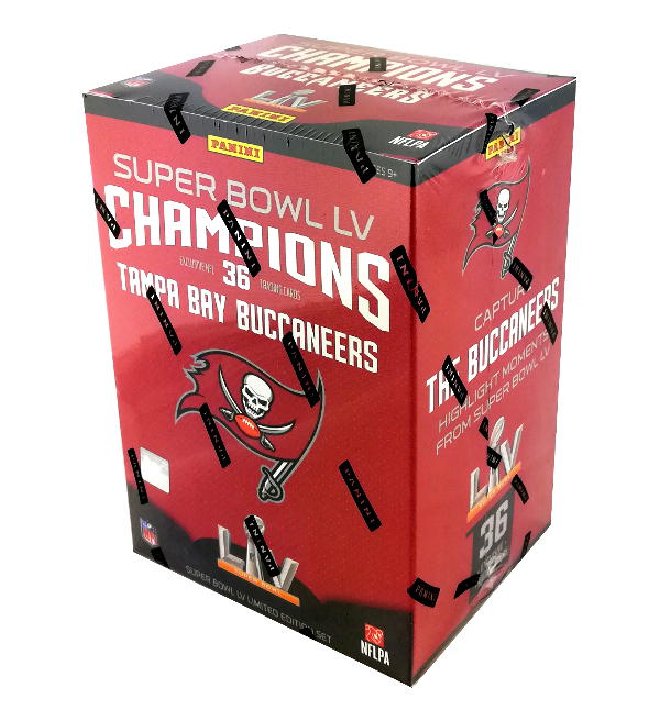 Panini NFL 2021 Super Bowl LV Champions Tampa Bay Buccaneers Box
