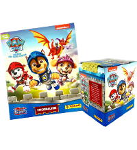 Panini Paw Patrol - Rescue Knights Sticker - Album + Display mit 36 Tüten