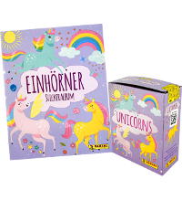 Panini Unicorns Sticker + Cards 2023 - Album + Display