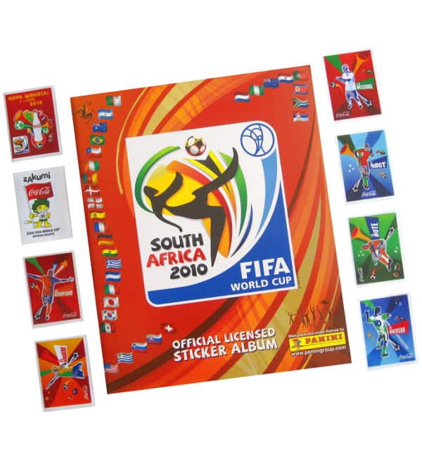 Panini WM 2010 Album Südamerika + Sondersticker A-H