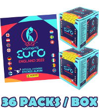 Panini Frauen EM 2022 Sticker - Album + 2 Displays (=72 Tüten) Panini Frauen EM 2022 Sticker - Album + 2 Displays (=72 Tüten)