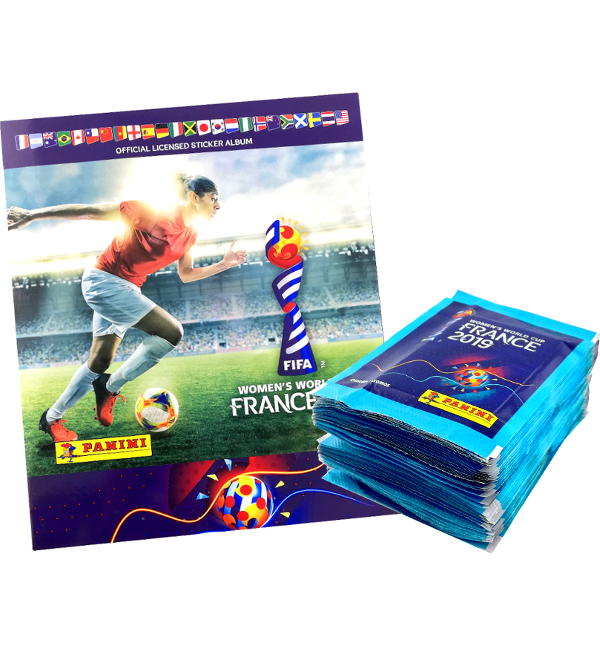 Panini Women's World Cup 2019 Sticker - Album + 50 Tüten