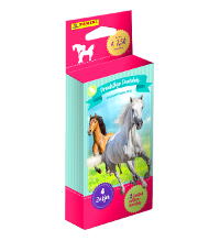 Panini Wonderful Horses Trading Cards - Eco-Blister mit 4 Boostern + 2 LE Cards