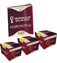 Panini WM 2022 Sticker Katar - Album + 3 Displays (=300 Tüten)