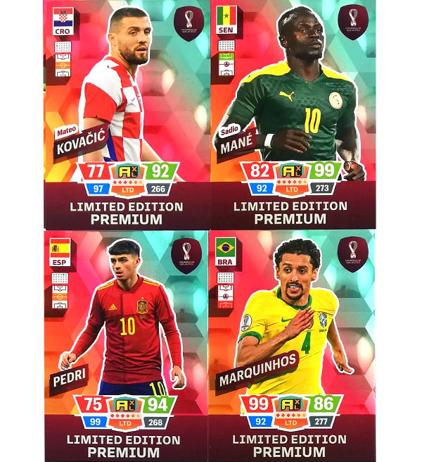 Panini World Cup 2022 Adrenalyn XL - Premium Limited Edition 5-8