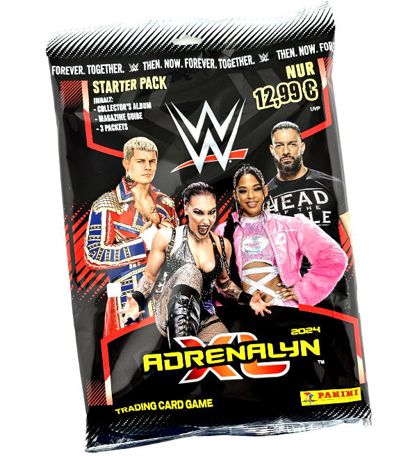Panini WWE 2024 Adrenalyn XL Trading Cards Starter Pack, Stickerpoint