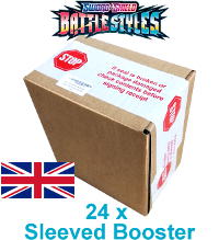Pokemon Battle Styles - Sleeved Booster - Case (24 Booster) ENGLISCH