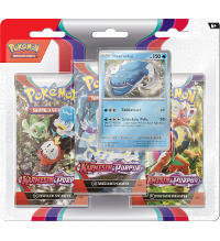 Pokemon Karmesin & Purpur - 3-Pack-Blister Heerashai - Deutsch