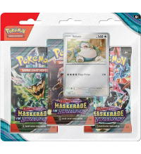 Pokemon Karmesin & Purpur Maskerade im Zwielicht - 3-Pack-Blister Relaxo - Deutsch