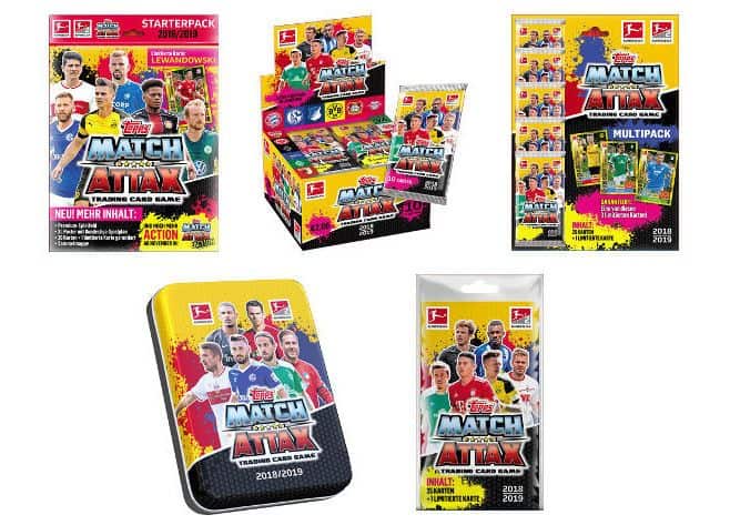 Topps Bundesliga Match Attax 2018/19 Produkte
