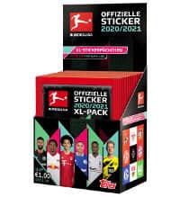 Topps Bundesliga Sticker 2020/2021 - Display mit 36 Tüten Topps Bundesliga Sticker 2020/2021 - Display mit 36 Tüten