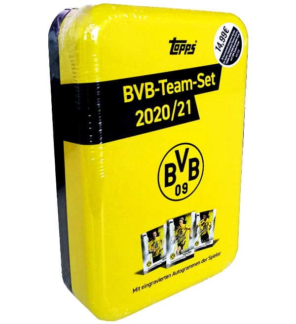 Topps BVB Team Set 2020/21 - Mega-Tin mit 30 Karten