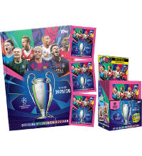 Topps Champions League Sticker 2025/2026 - Hardcover Album + Display mit 50 Tüten