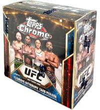 Topps Chrome UFC 2024 Trading Cards - Mega Box