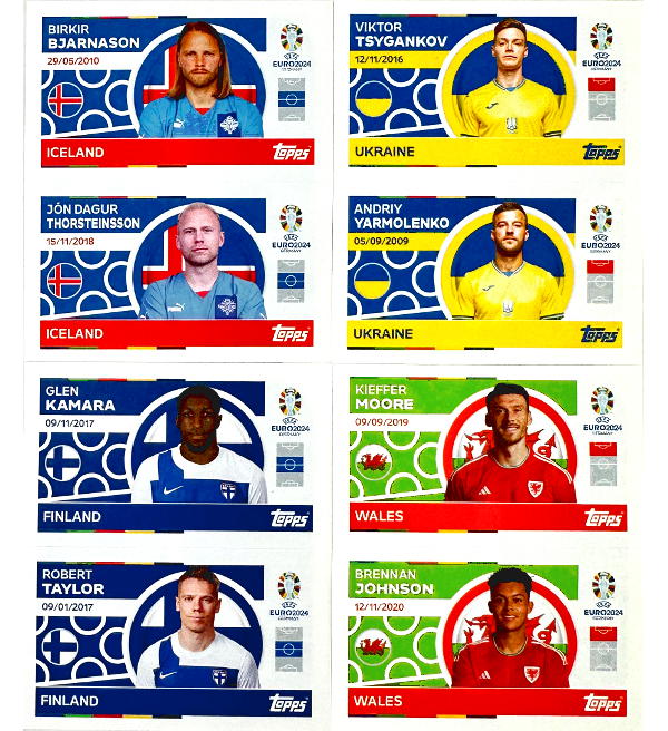 Topps EURO 2024 Sticker KickOffBundle STARTER, Stickerpoint