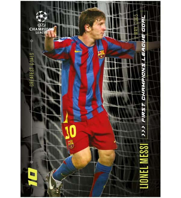 Topps Lionel Messi Moments & Goals  - 1st CL Goal