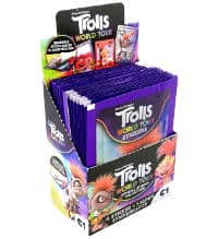 Topps Trolls World Tour Sticker - Display mit 30 Tüten