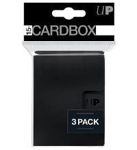 Ultra Pro 15+ Card Box 3-Pack - Black