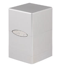Ultra Pro Satin Tower - Deck Box Metallic Silver