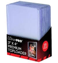 Ultra Pro 3" x 4" PREMIUM Toploader - 25 Stück