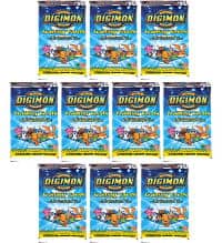 Upper Deck Digimon Trading Cards Series 1 (1999) - 10 Booster