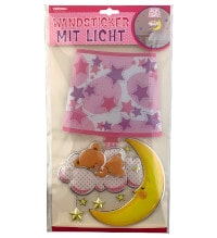 Wandsticker mit Licht - Mond